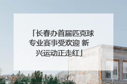 长春办首届匹克球专业赛事受欢迎 新兴运动正走红