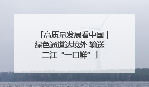 高质量发展看中国｜绿色通道达境外 输送三江“一口鲜”