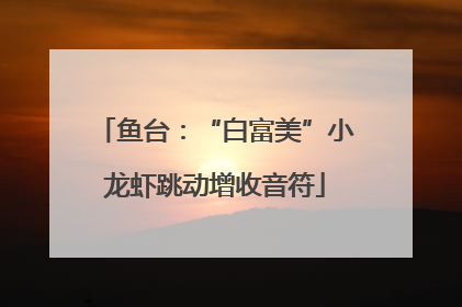 鱼台：“白富美”小龙虾跳动增收音符
