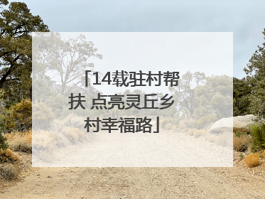 14载驻村帮扶 点亮灵丘乡村幸福路