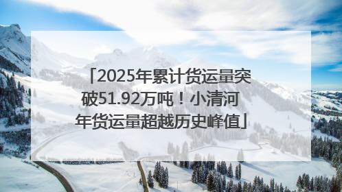 2025年累计货运量突破51.92万吨！小清河年货运量超越历史峰值