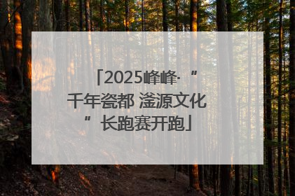 2025峰峰·“千年瓷都 滏源文化”长跑赛开跑
