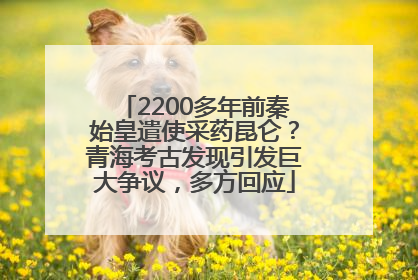 2200多年前秦始皇遣使采药昆仑？青海考古发现引发巨大争议，多方回应